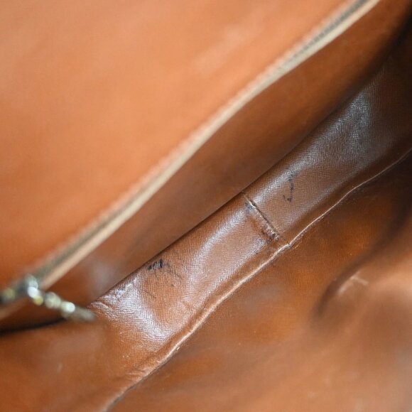 LOUIS VUITTON Saint Cloud GM Shoulder Bag Monogram Leather Brown - Picture 14 of 14